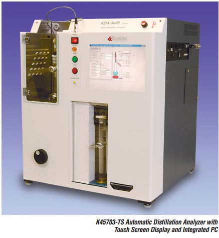 Automatic Distillation Analyser with Touch Screen Display
