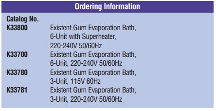 Existent Gum Evaporation Bath